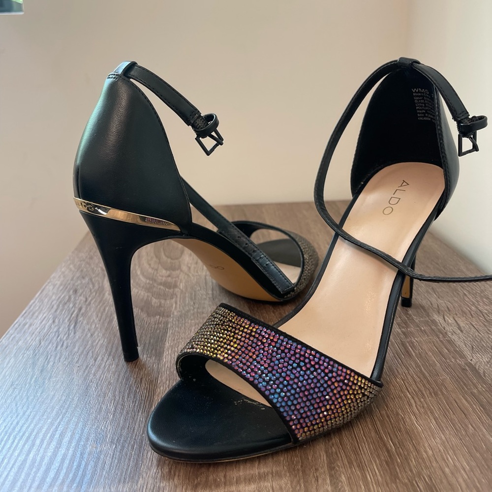 ALDO Colorful Rhinestone Heels